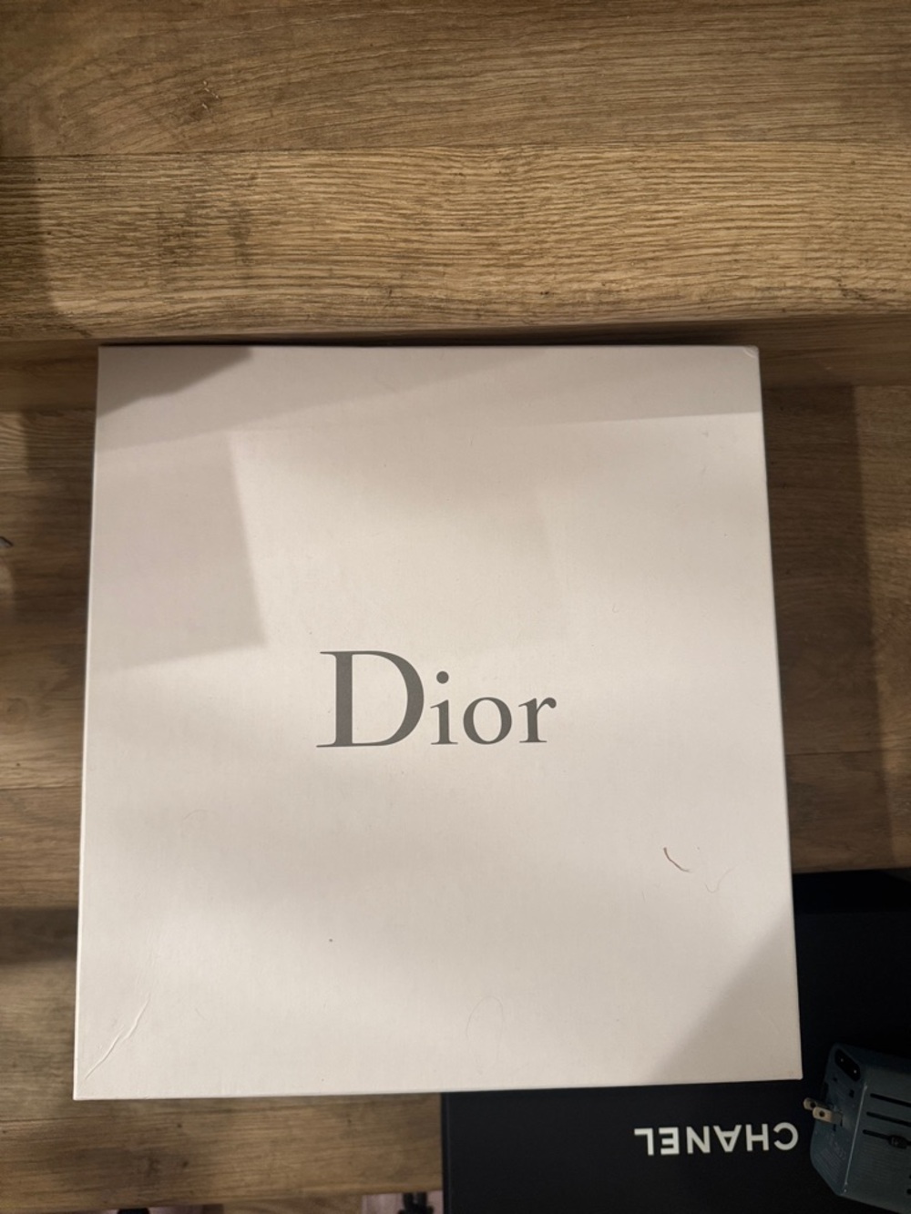 Dior White Box with Silver Logo